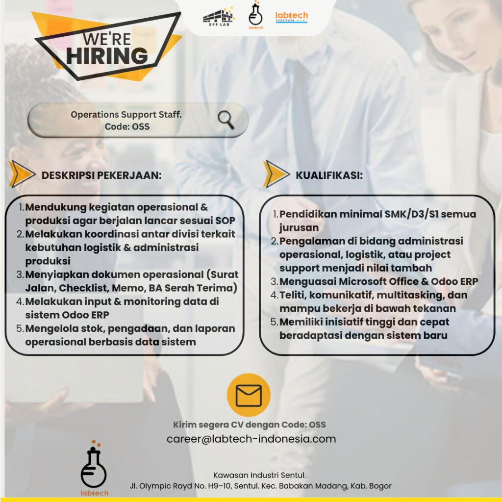lowongan-Operation-Support-Staf